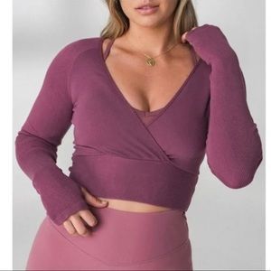 💖FLASH SALE💖 NWT- Balance Athletica Infinity Wrap Top- Color Tourmaline